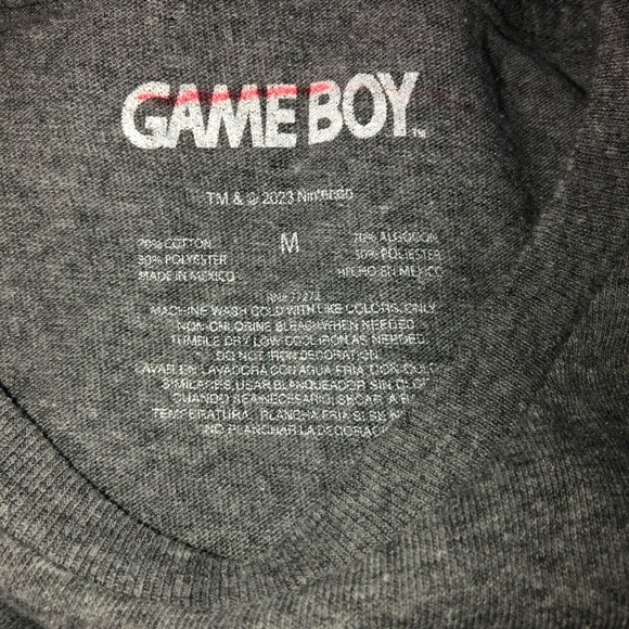 Game boy grey shirt Since 89 tee shirt men’s size medium gamer nostalgia - Picture 3 of 6